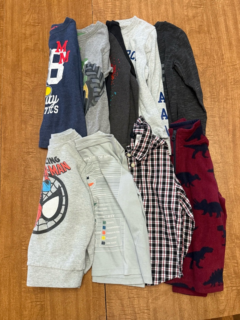 Boys 4T long sleeve tee lot-9 items!